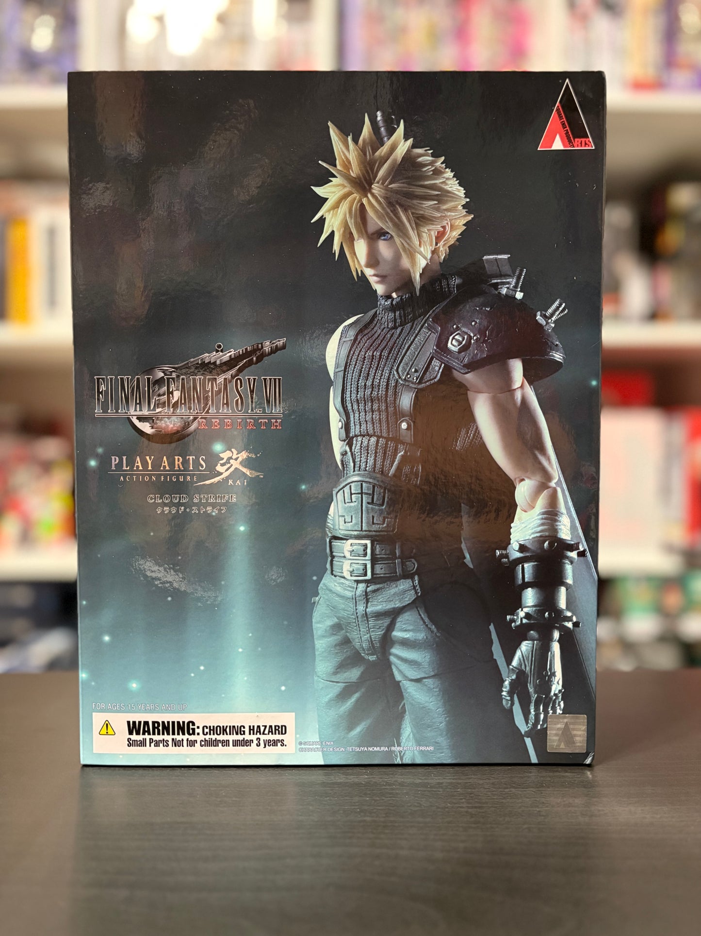 Final Fantasy VII Rebirth Cloud Strife Play Arts Kai Action Figure by Square Enix