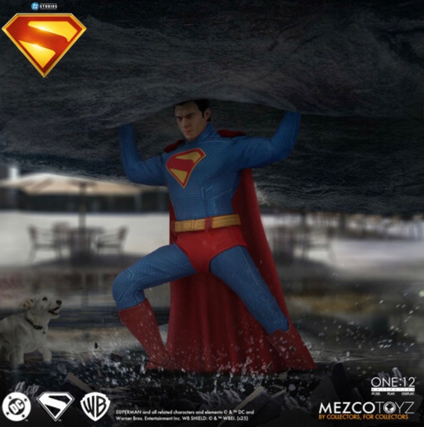 Superman & Krypto (2025) One:12 Collective Action Figure Set by Mezco