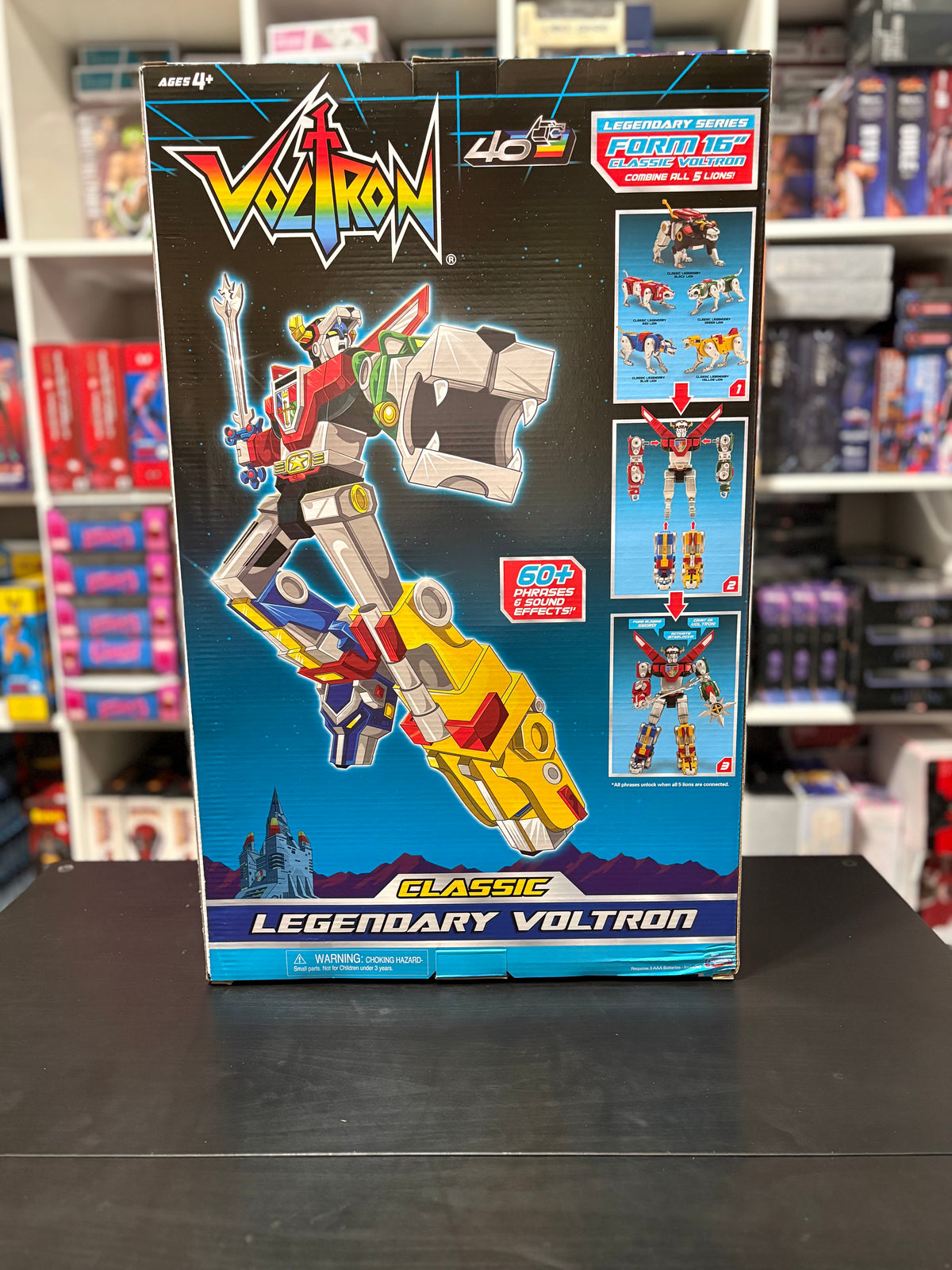 Legendary Voltron 40th Anniversary Classic Deluxe Action Figure by Playmates