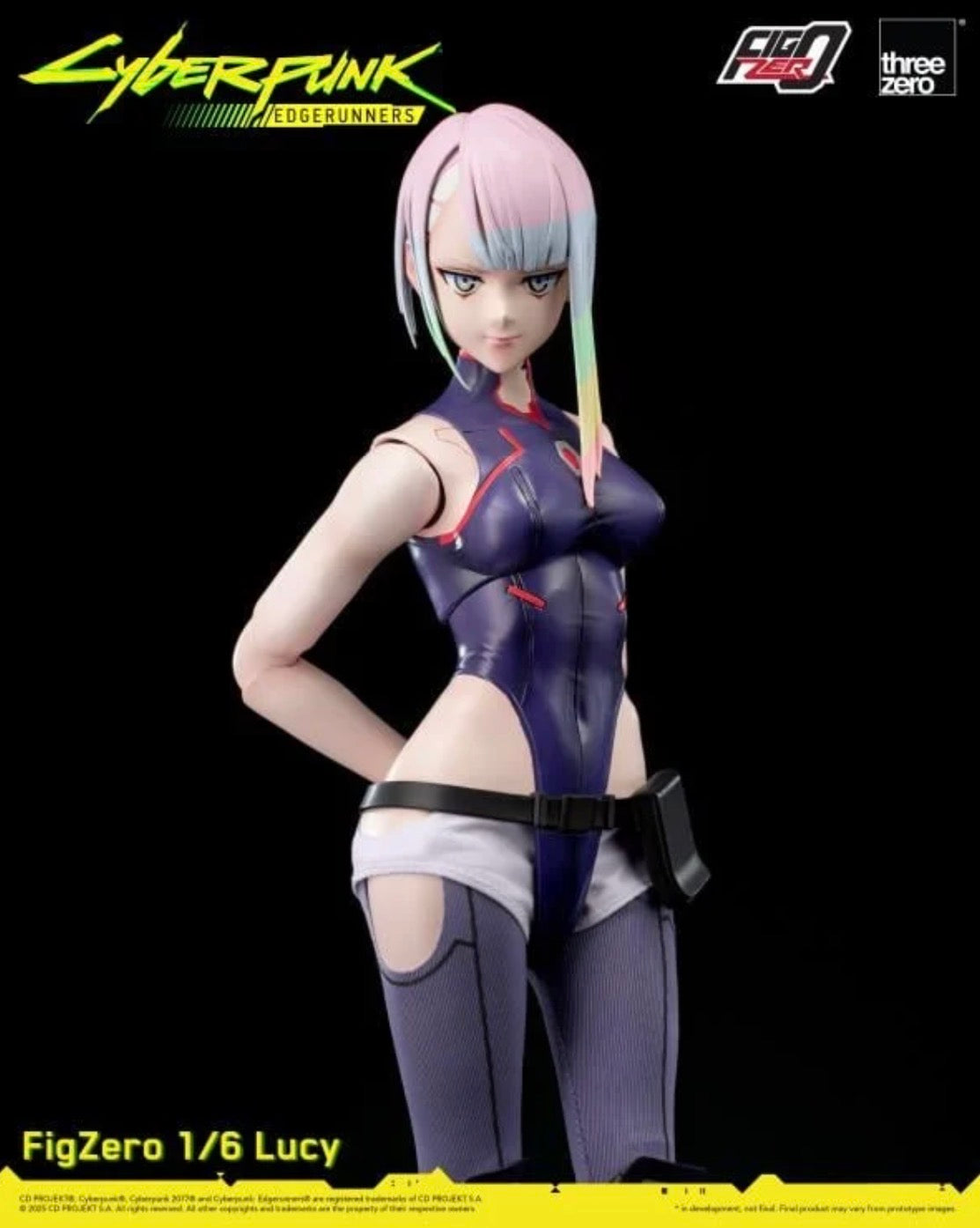 Lucy Cyberpunk Edgerunners FigZero 1/6 Action Figure by Threezero