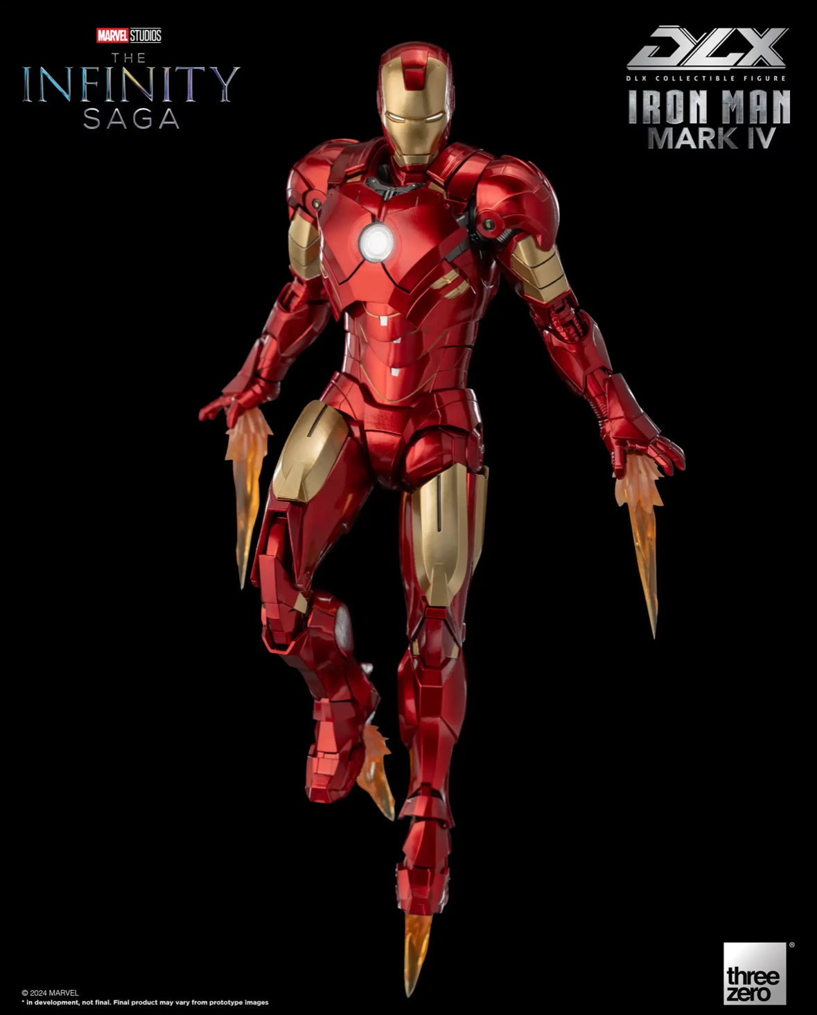 The Infinity Saga DLX Iron Man Mark IV Marvel 1/12 Scale by ThreeZero