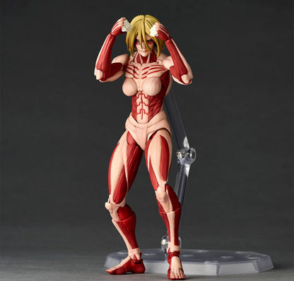 Revoltech Amazing Yamaguchi Attack on Titan Female Titan by Kaiyodo