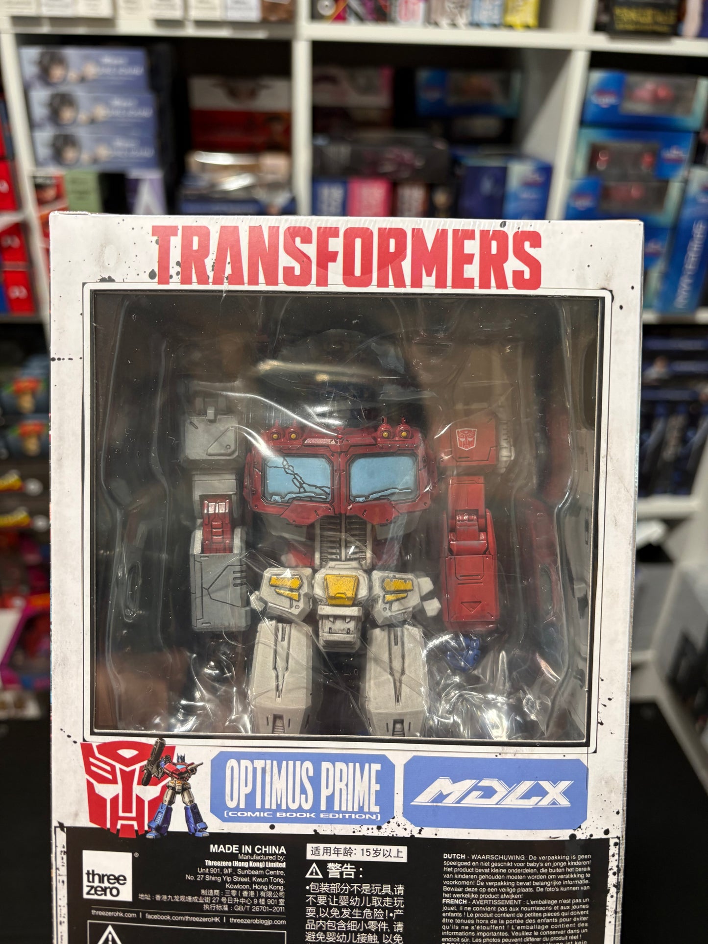 MDLX Optimus Prime Transformers Comic Book Edition 7" Action Figure by Threezero