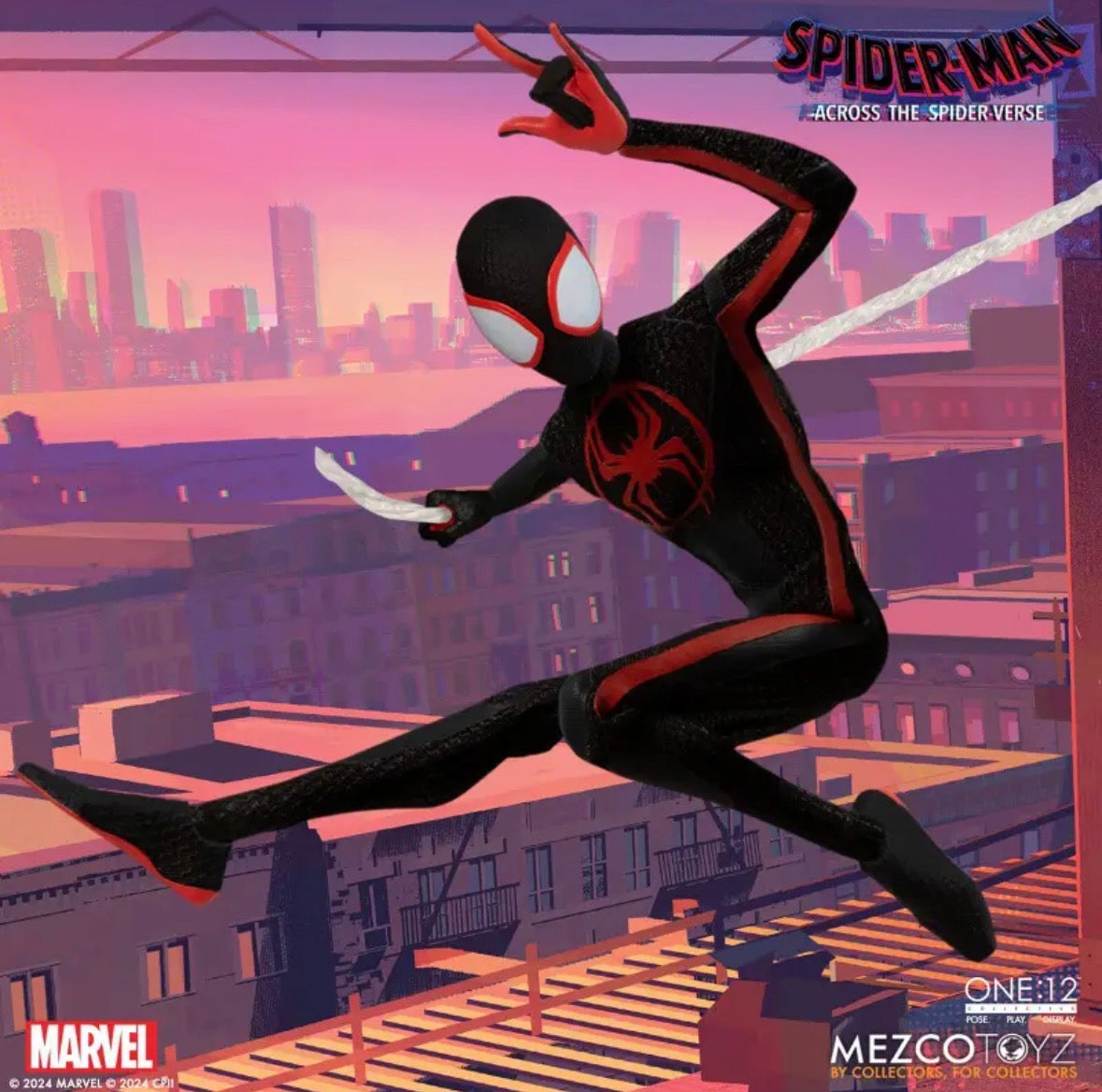 Spider-Man Across the Spider-Verse Miles Morales One:12 Collective Action Figure by Mezco