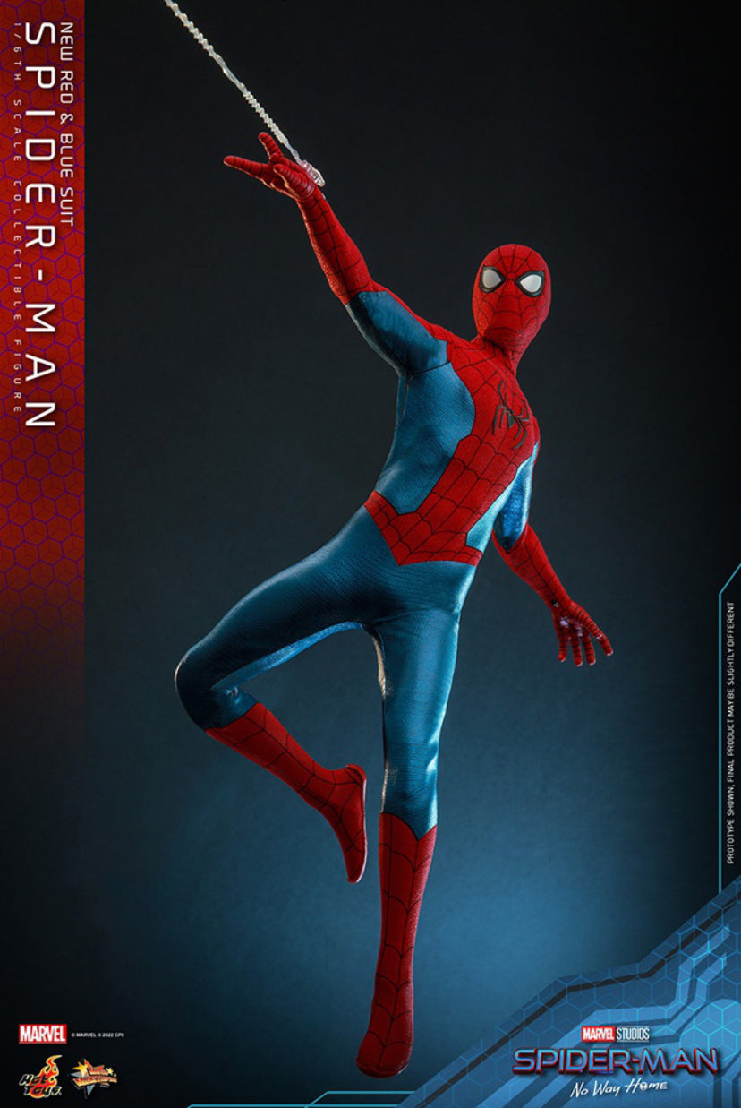 Hot Toys Spider-Man: No Way Home - Spider-Man (New Red & Blue Suit) 1/6 scale