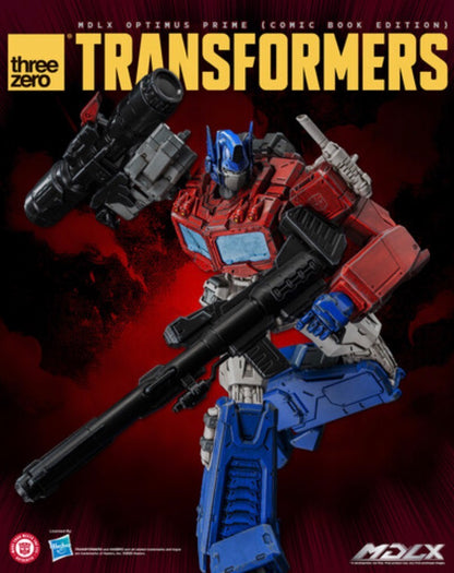 MDLX Optimus Prime Transformers Comic Book Edition 7" Action Figure by Threezero