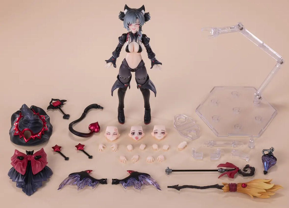 Apprentice Witch Hoshikawa Neco Black Hair Ver. 1/12 Scale by EXSSRION