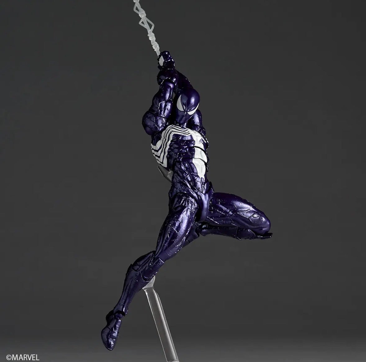 (Arriving soon! Limit 1 per costumer) Revoltech Amazing Yamaguchi Purple Symbiote Spider-Man by Kaiyodo