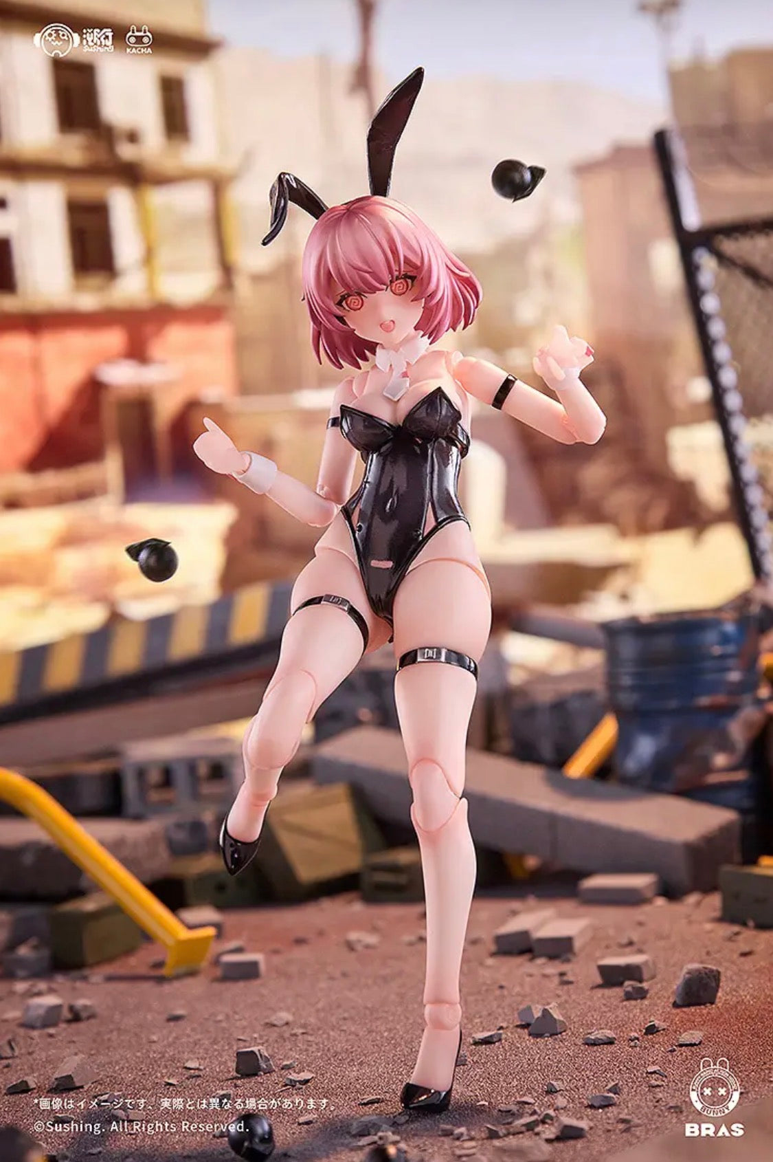 Commando Belka (Bunny Rapid Action Squad) 1/12 Action Figure by SUSHING