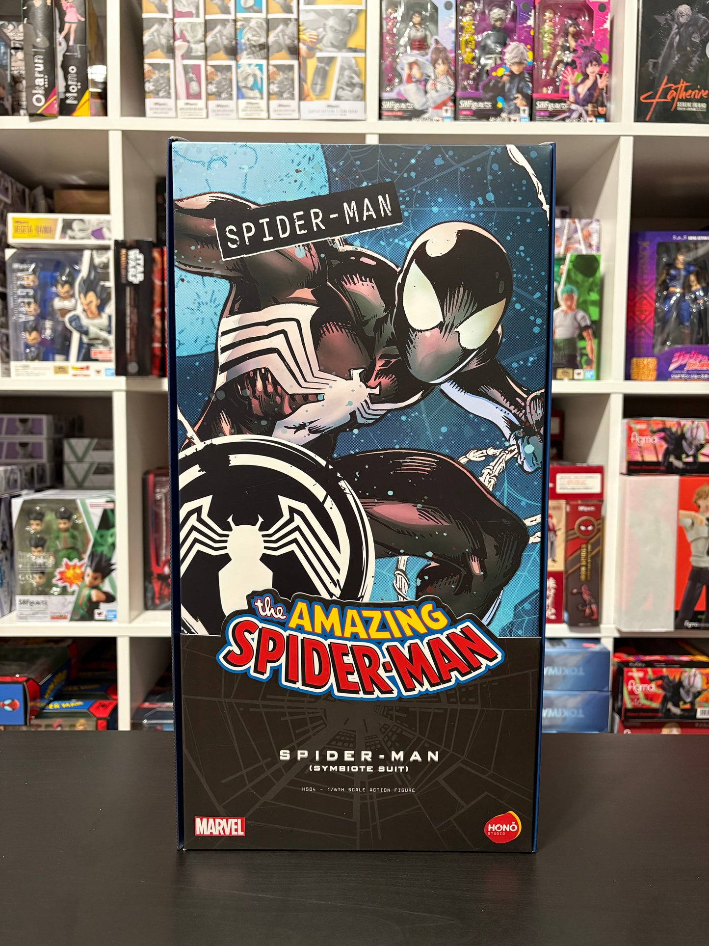 SPIDER-MAN (SYMBIOTE SUIT) 1/6 Scale Action Figure by Honō Studio