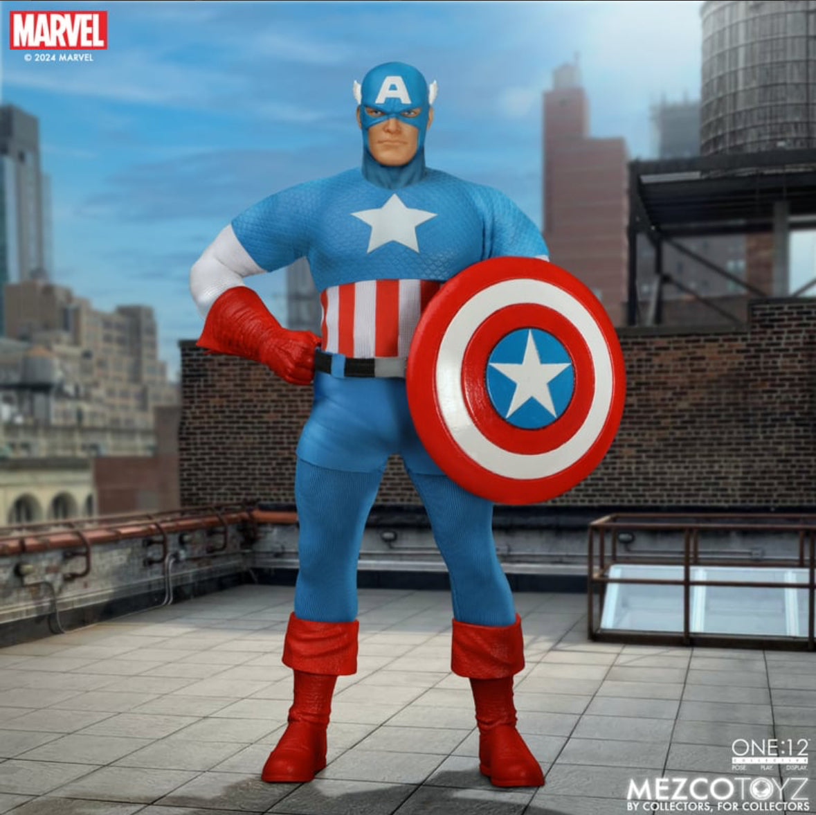 Captain America Marvel Comics One:12 Collective Silver Age by MEZCO TOYZ
