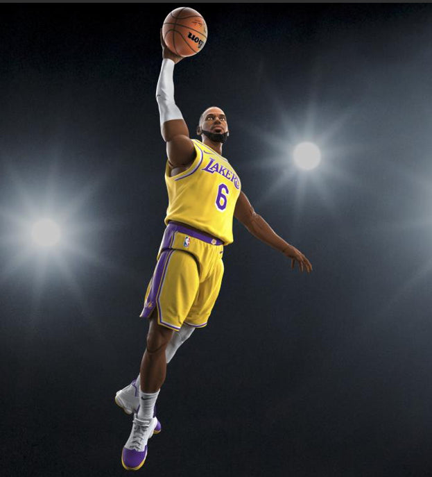 NBA Starting Lineup Series 1 LeBron James (L.A. Lakers)