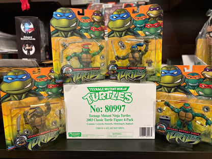 Teenage Mutant Ninja Turtles Classic 2003 4-Pack No: 80997 by Playmates