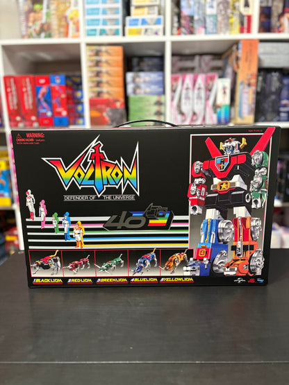Voltron 40th Anniversary Set with Light-Up Sound Base by
Toynami