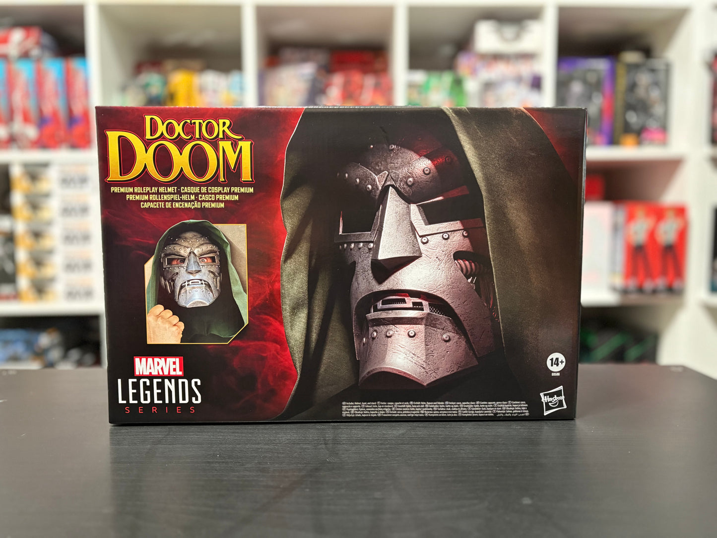 Fantastic Four Marvel Legends Doctor Doom Premium Roleplay Helmet Prop Replica