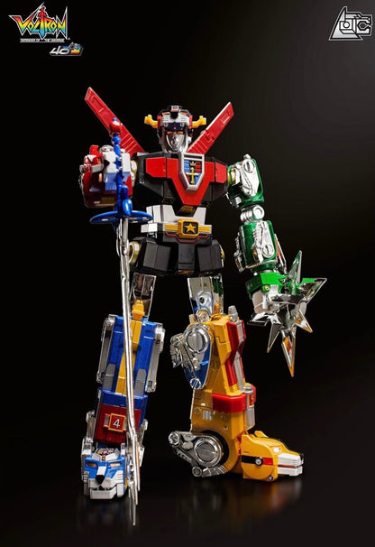 Voltron 40th Anniversary Set with Light-Up Sound Base by
Toynami