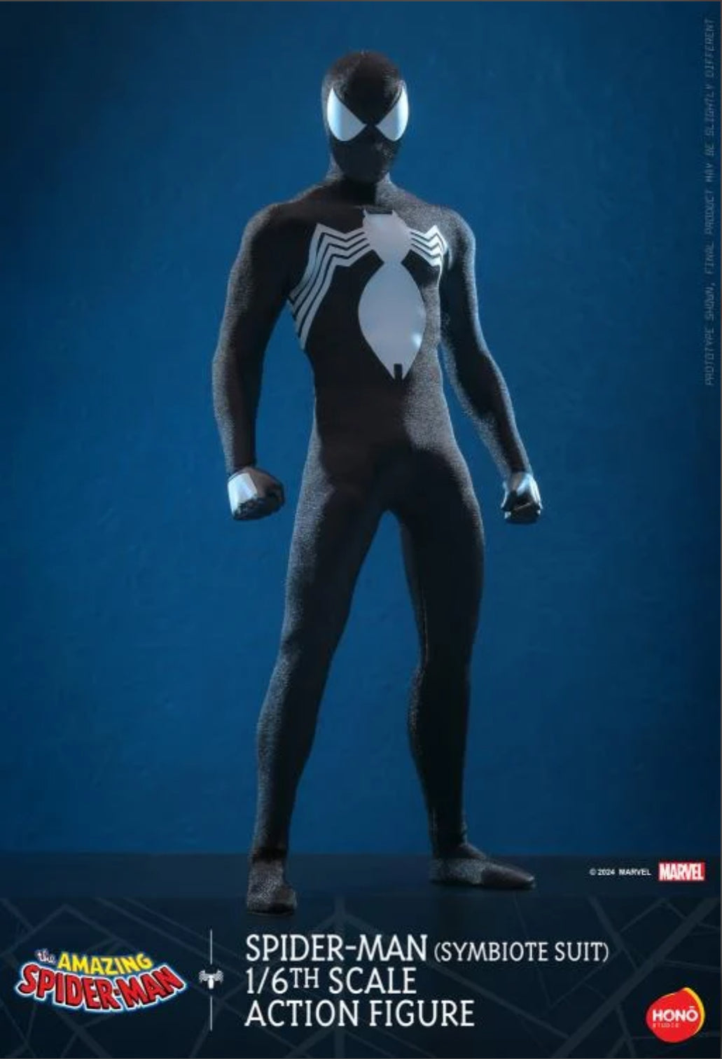 SPIDER-MAN (SYMBIOTE SUIT) 1/6 Scale Action Figure by Honō Studio