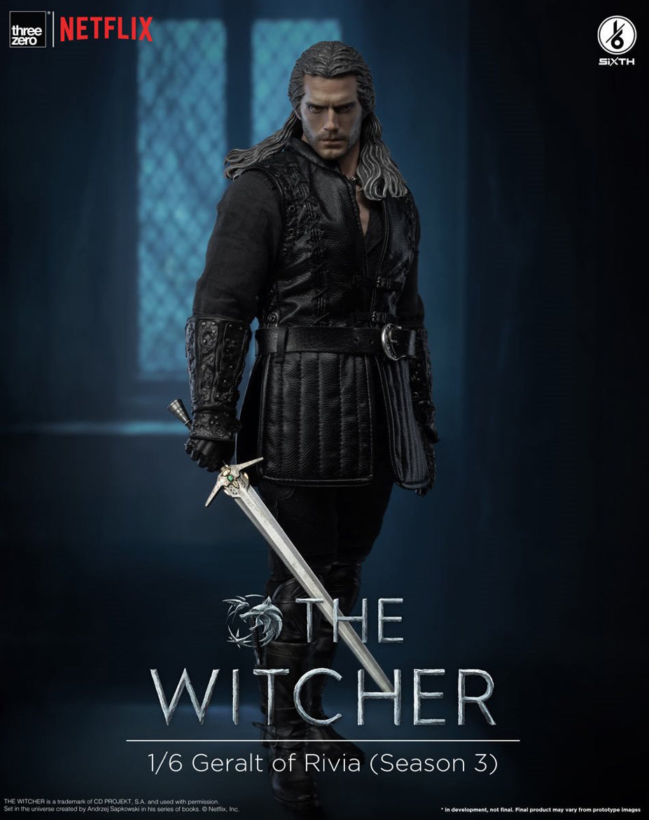 The Witcher Geralt of Rivia Season 3 by Threezero 1/6 Scale Action Figure
