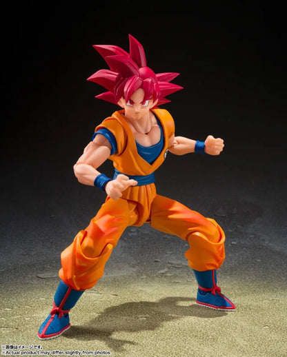 S.H.Figuarts Super Saiyan God Son Goku God Aura by Bandai Tamashii Nations