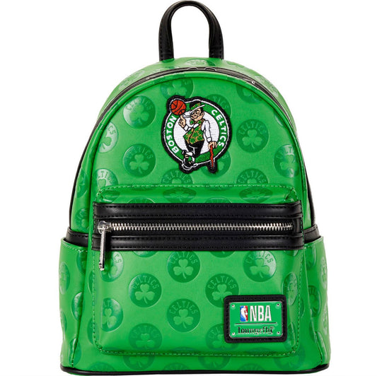 NBA Boston Celtics Debossed Logo Mini Sports Backpack by Loungefly
