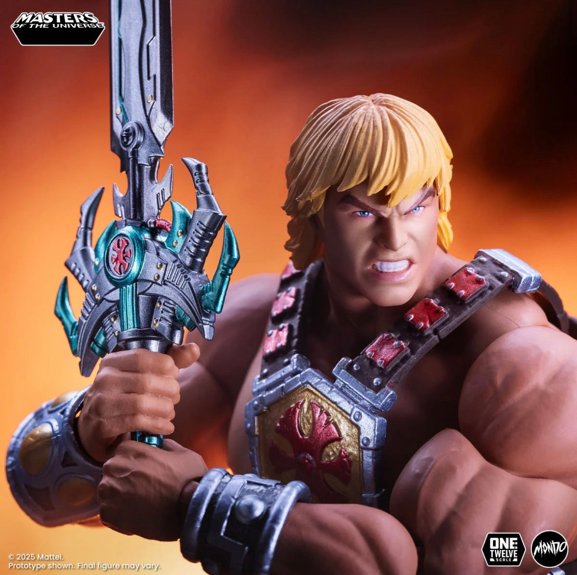 He-Man 1:12 Scale Action Figure by Mondo