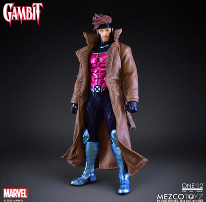 (Arriving Soon!) Marvel X-Men Gambit One:12 Collective Action Figure by Mezco