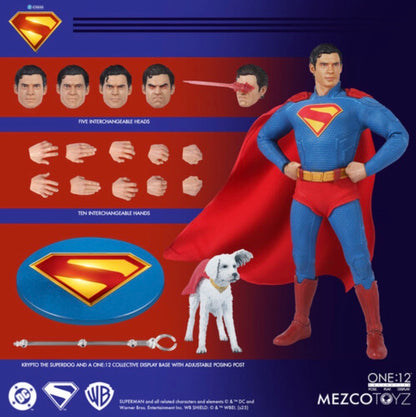 Superman & Krypto (2025) One:12 Collective Action Figure Set by Mezco