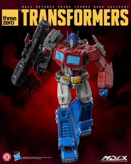 MDLX Optimus Prime Transformers Comic Book Edition 7" Action Figure by Threezero