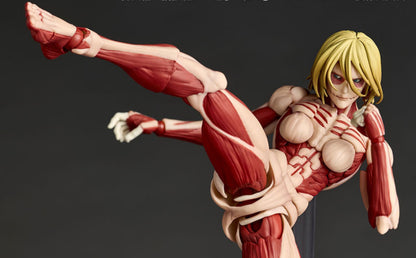 Revoltech Amazing Yamaguchi Attack on Titan Female Titan by Kaiyodo