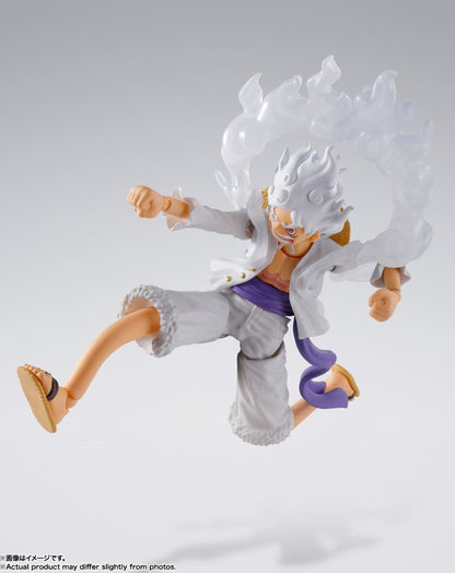 S.H. Figuarts Monkey D. Luffy Gear 5 One Piece Action Figure Reissue