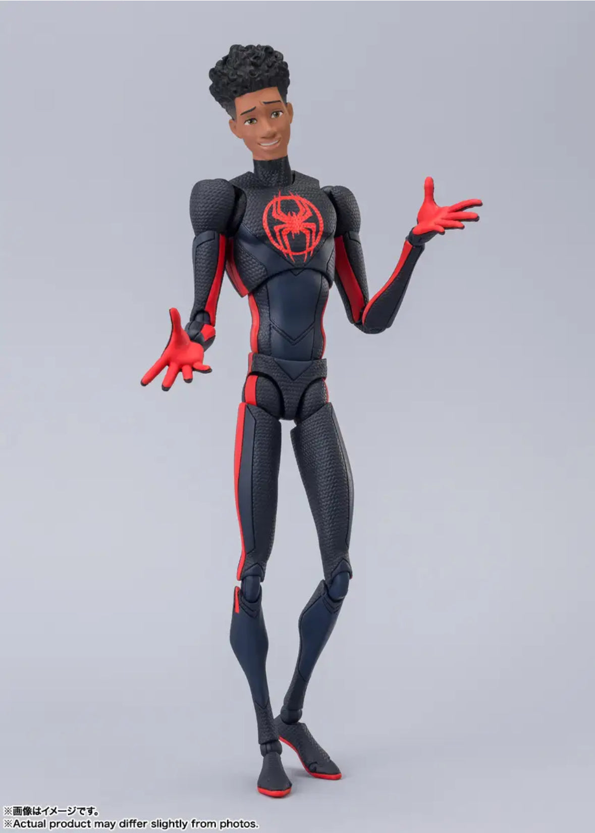 S.H.FiguartsMiles Morales Spider-Man Across the Spider-Verse Tamashii Nations by Bandai
