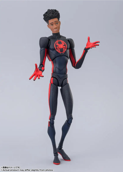 S.H.FiguartsMiles Morales Spider-Man Across the Spider-Verse Tamashii Nations by Bandai