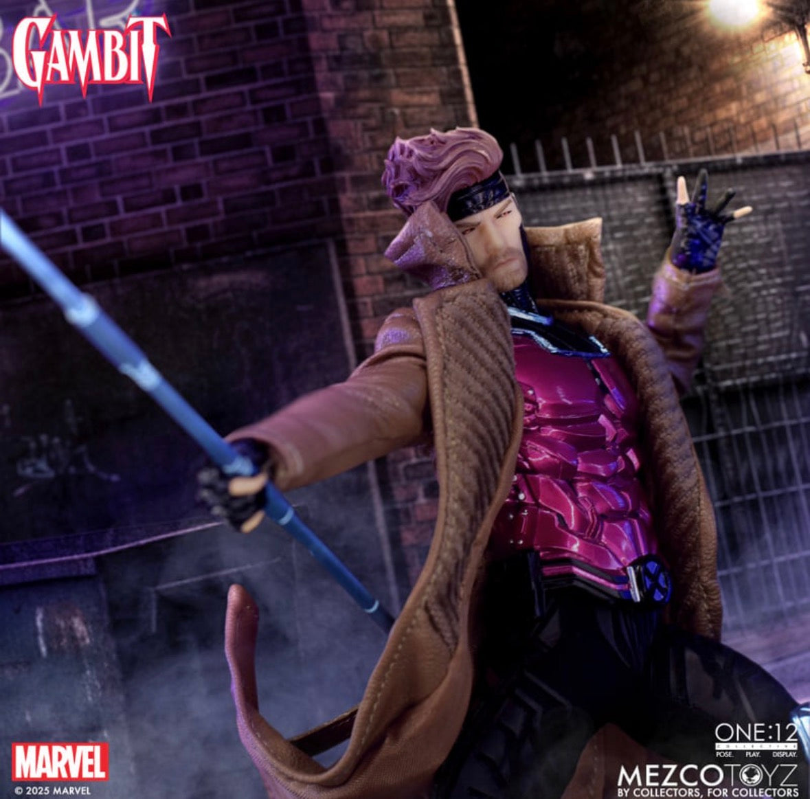 (Arriving Soon!) Marvel X-Men Gambit One:12 Collective Action Figure by Mezco