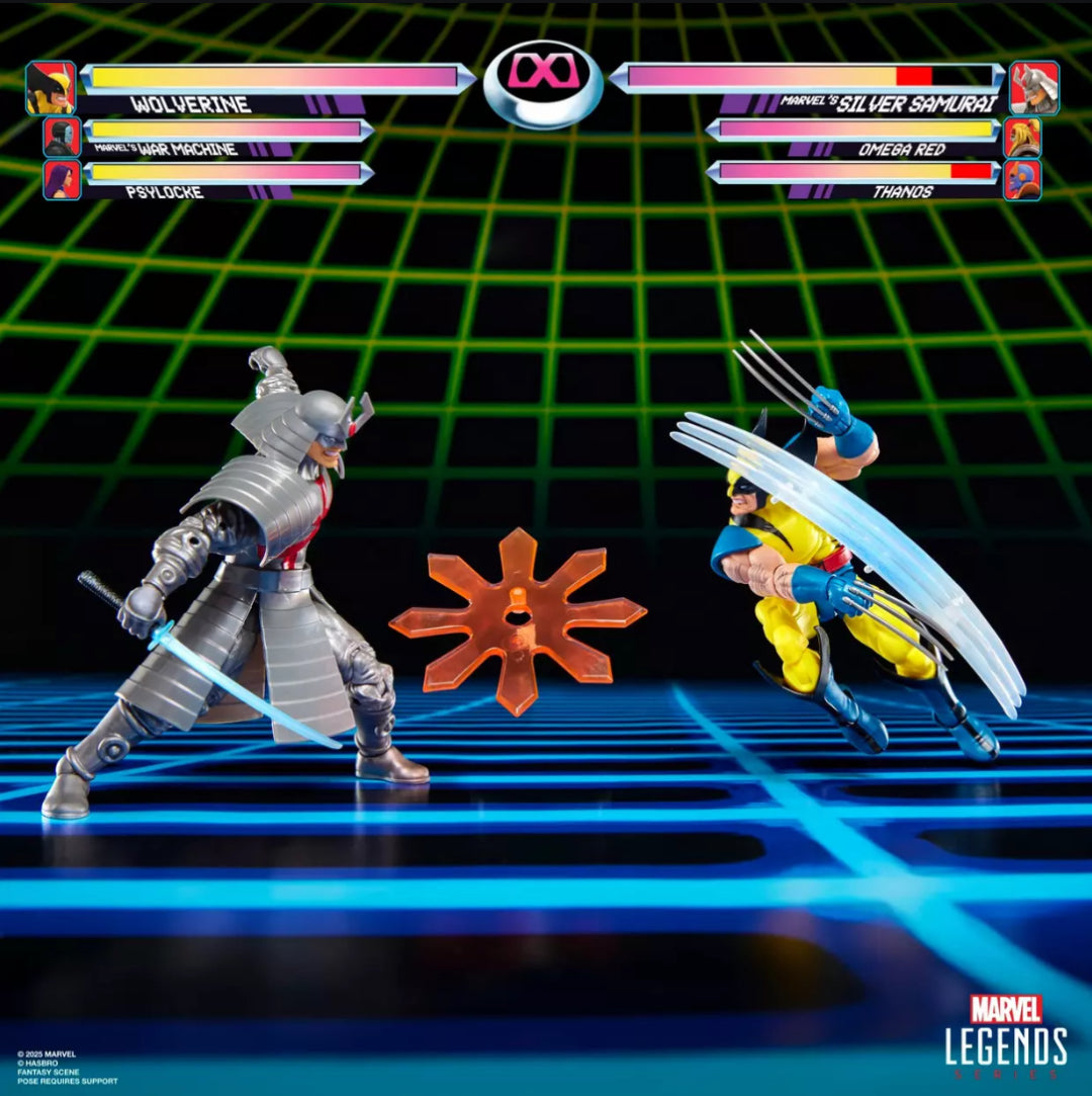 Marvel Legends Series Gamerverse Wolverine vs Marvel's Silver Samurai by Hasbro
