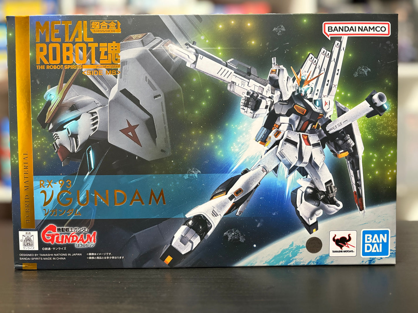 Metal Robot Spirits Nu Gundam Side MS Mobile Suit Gundam: Char's Counterattack Action Figure Bandai Tamashii Nations