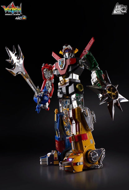 Voltron 40th Anniversary Set with Light-Up Sound Base by
Toynami