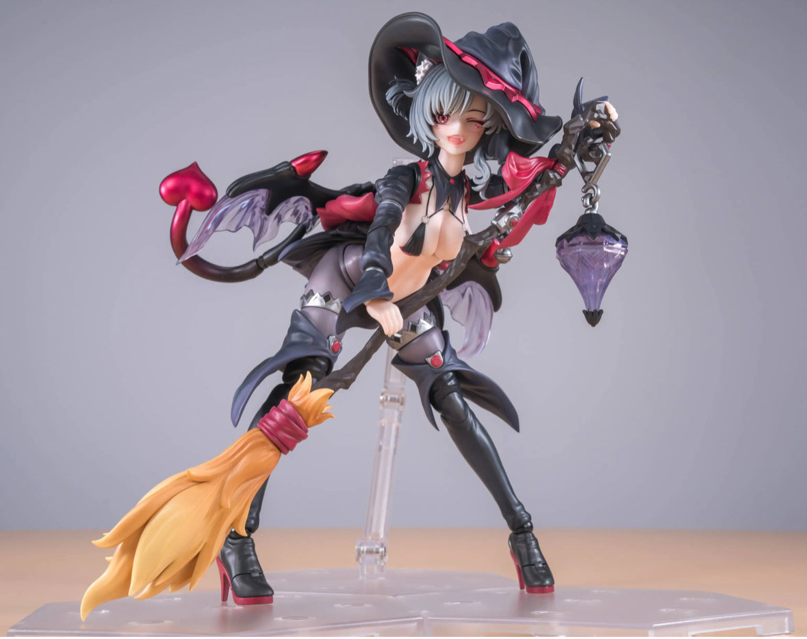 Apprentice Witch Hoshikawa Neco Black Hair Ver. 1/12 Scale by EXSSRION