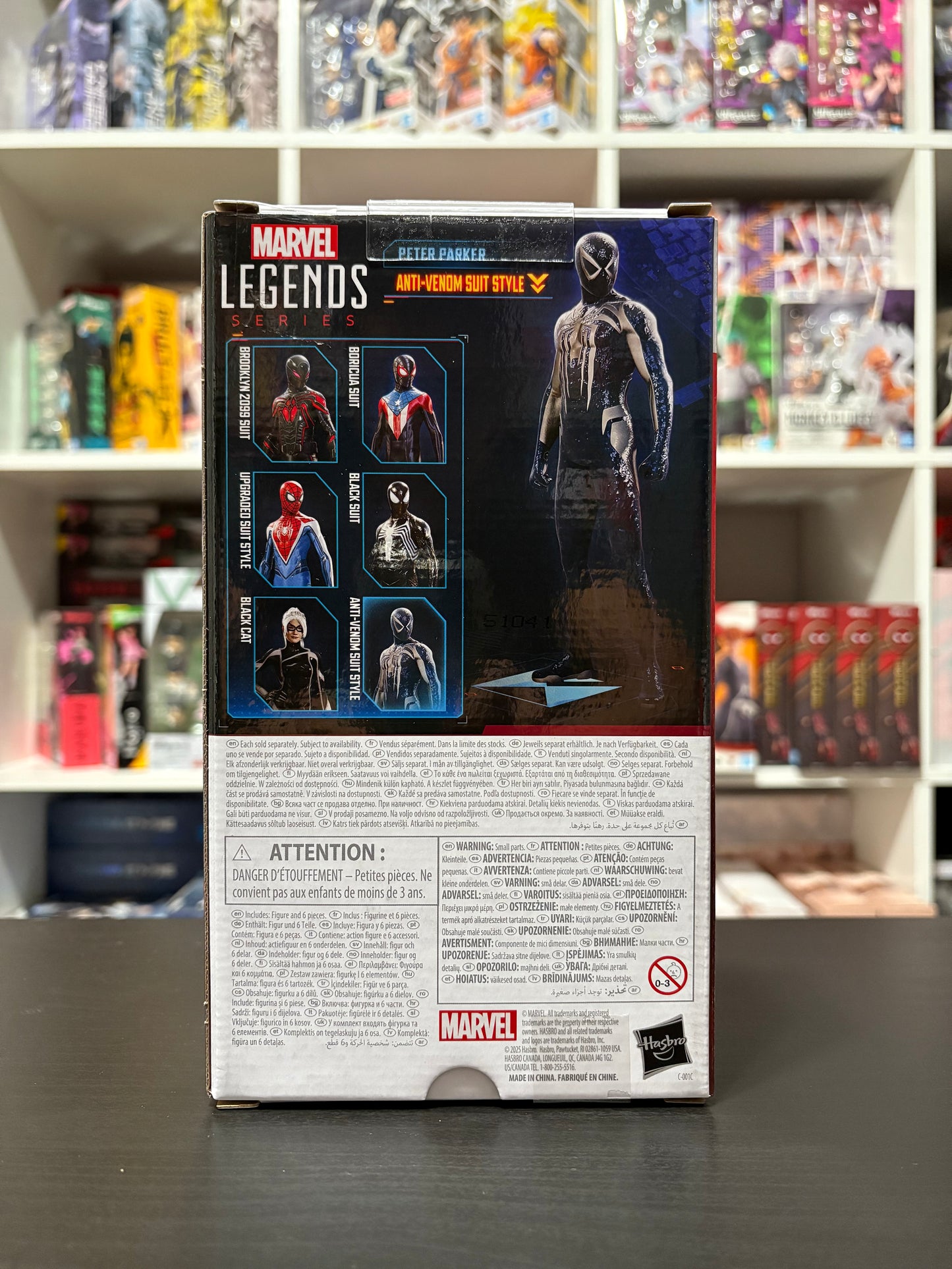 Spider-Man 2 Marvel Legends Gamerverse Peter Parker Anti-Venom Suit by Hasbro