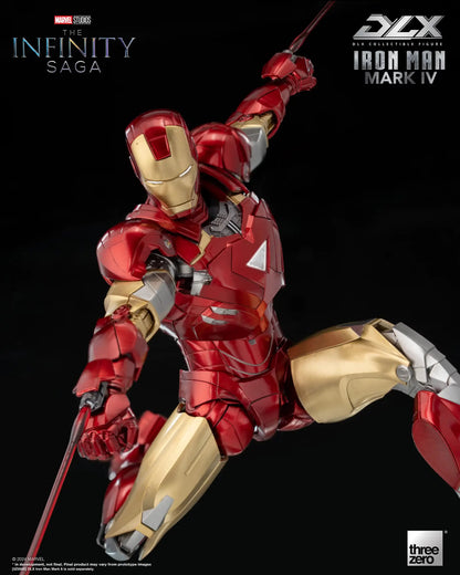The Infinity Saga DLX Iron Man Mark IV Marvel 1/12 Scale by ThreeZero