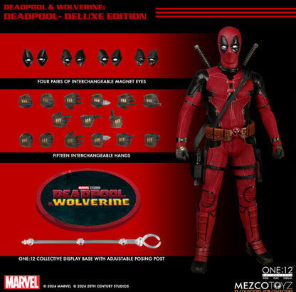 Deadpool & Wolverine One:12 Collective Deadpool by Mezco Toyz