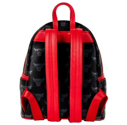 NBA Chicago Bulls Debossed Logo Mini Sports Backpack by Loungefly