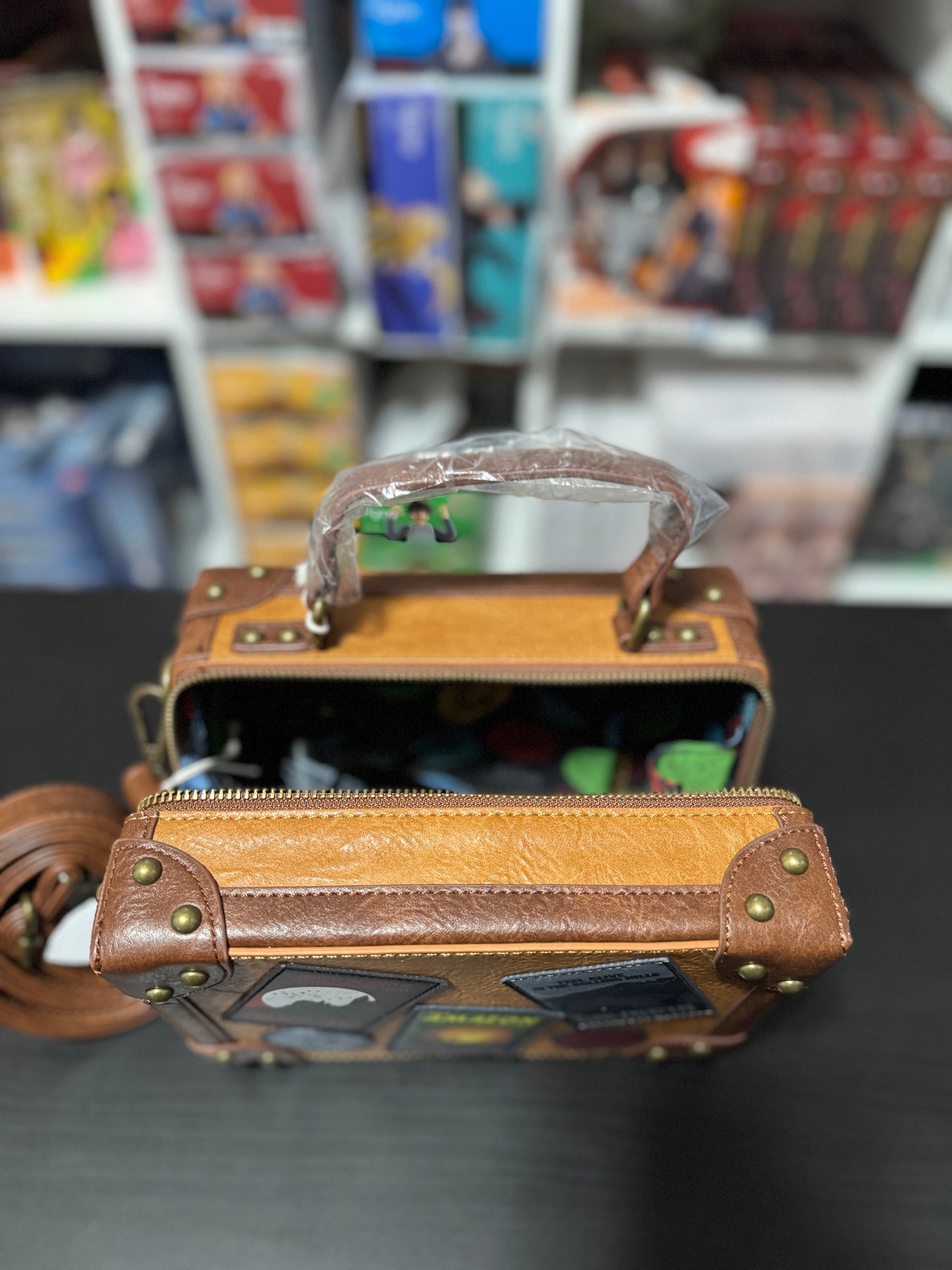 Universal Monsters Travel Trunk Crossbody Bag by Loungefly