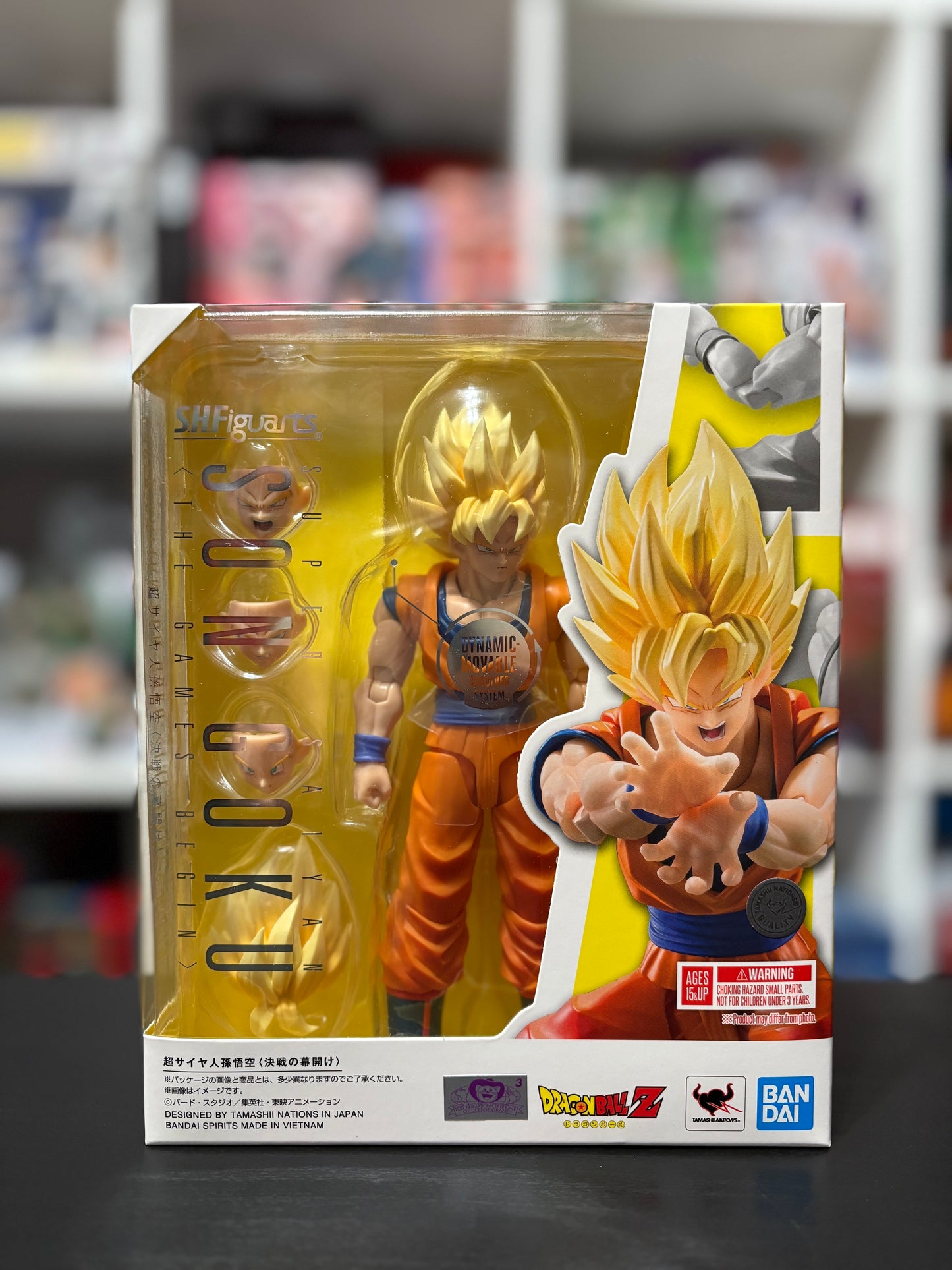 S.H. Figuarts Super Saiyan Son Goku (The Games Begin) Tamashii Nations by Bandai