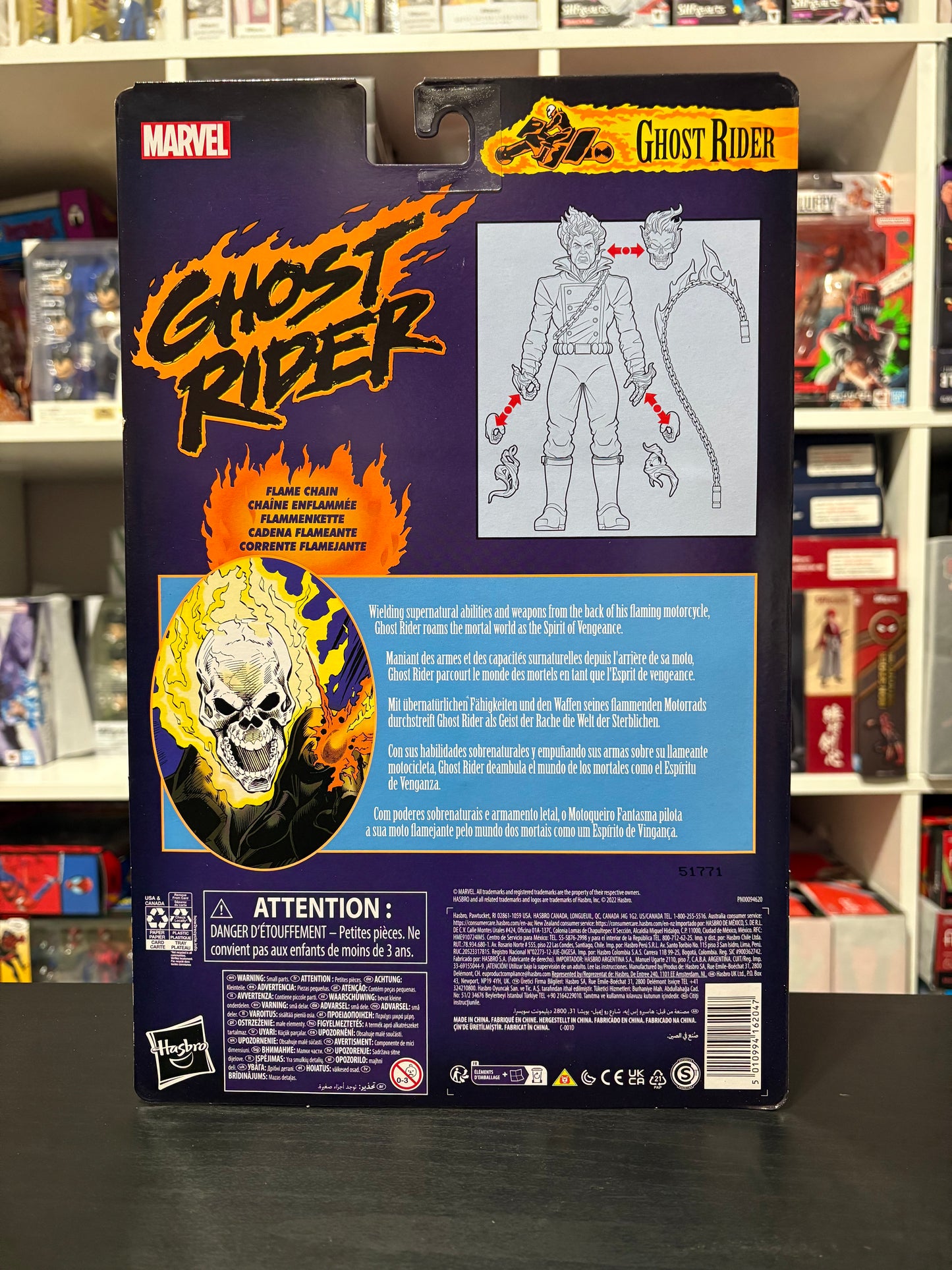 Marvel Legends Ghost Rider Retro Collection Action Figure by Hasbro