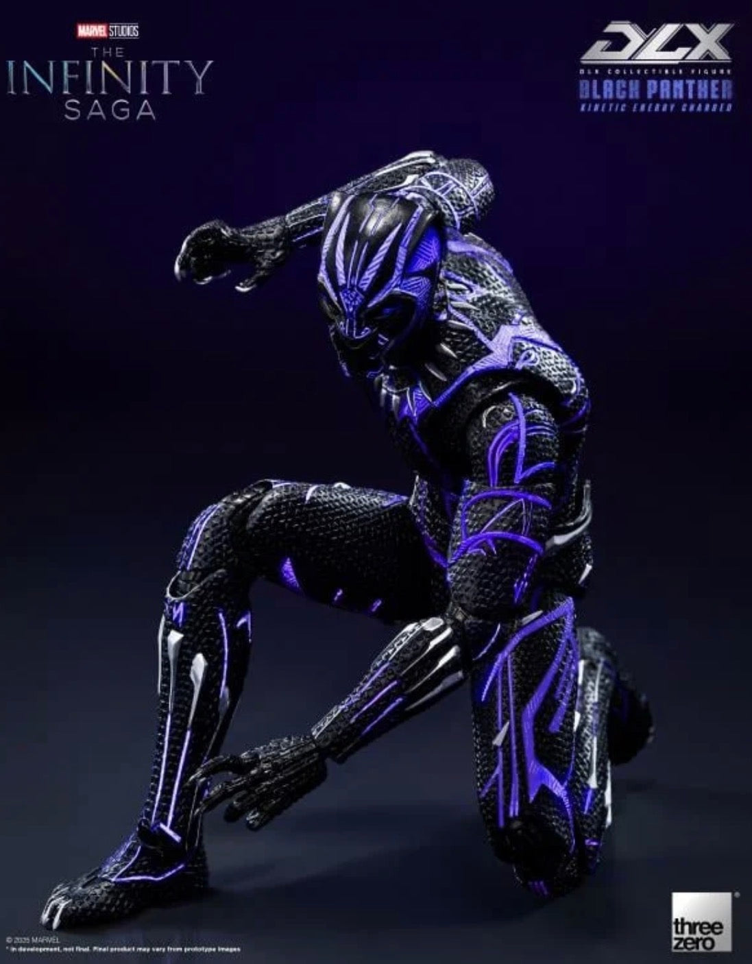 (Arriving Soon!) Black Panther Kinetic Charge DLX Marvel The Infinity Saga Action Figure by Threezero