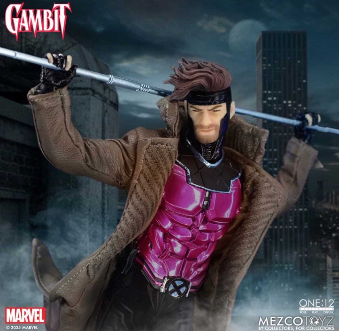 (Arriving Soon!) Marvel X-Men Gambit One:12 Collective Action Figure by Mezco
