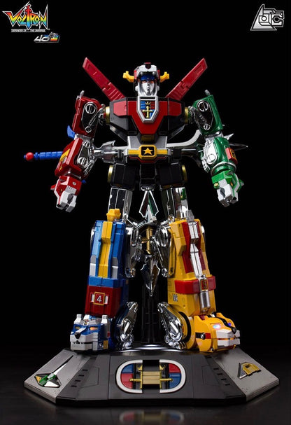 Voltron 40th Anniversary Set with Light-Up Sound Base by
Toynami