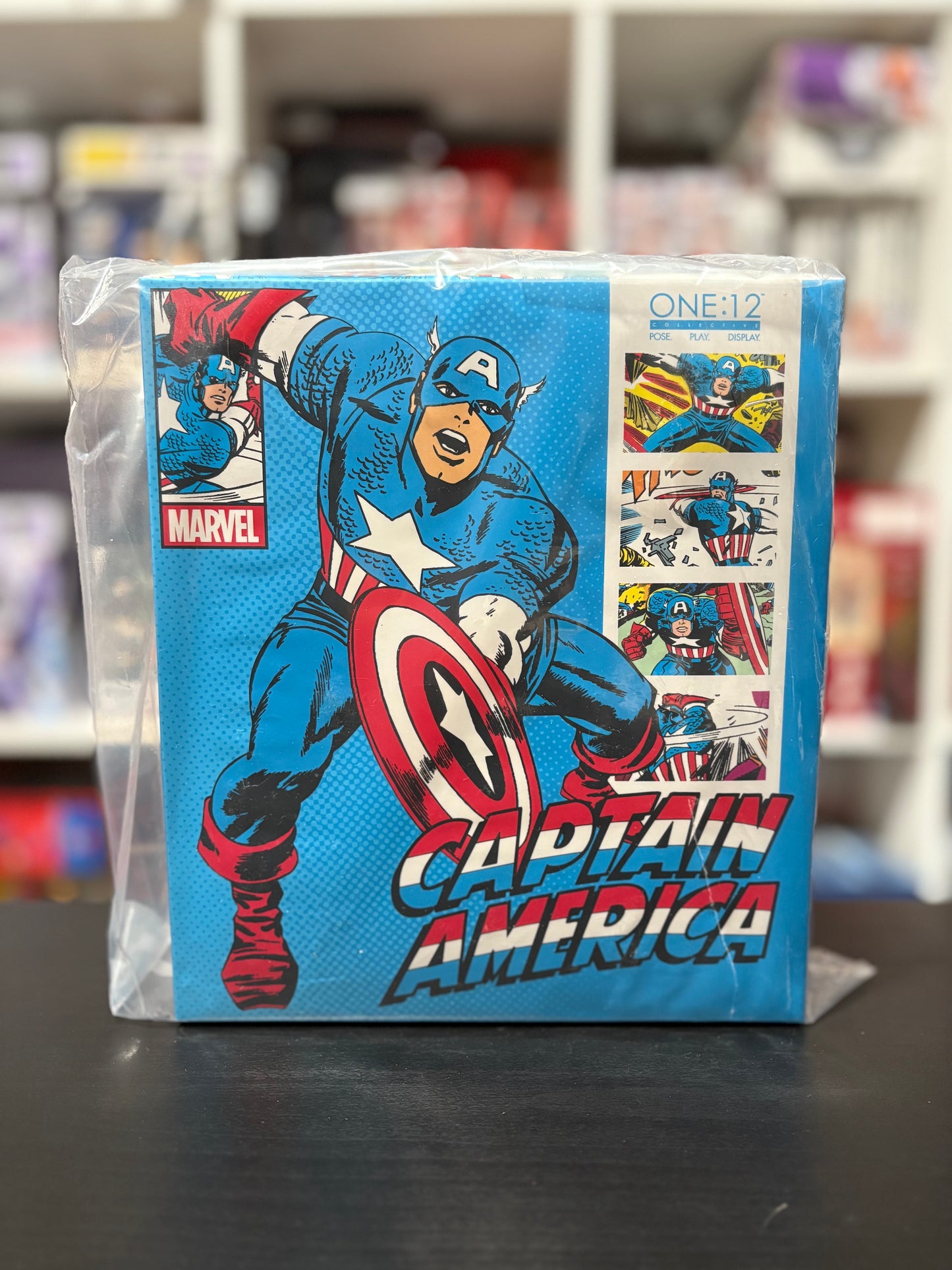 Captain America Marvel Comics One:12 Collective Silver Age by MEZCO TOYZ