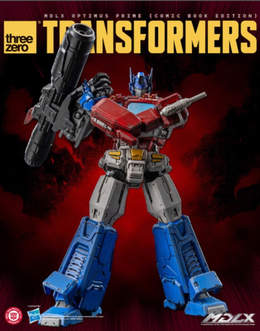 MDLX Optimus Prime Transformers Comic Book Edition 7" Action Figure by Threezero