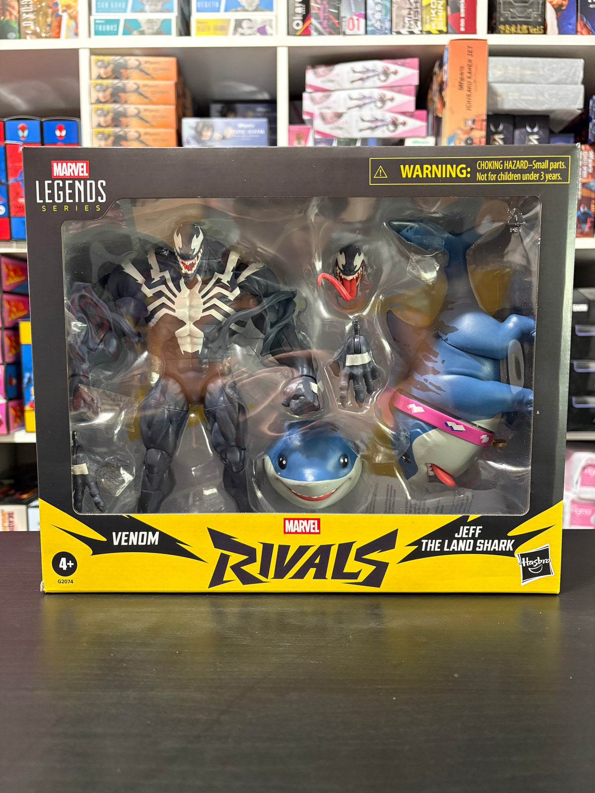 Marvel Rivals Venom & Jeff the Land Shark - Marvel Legends Action Figure 2-Pack by Hasbro